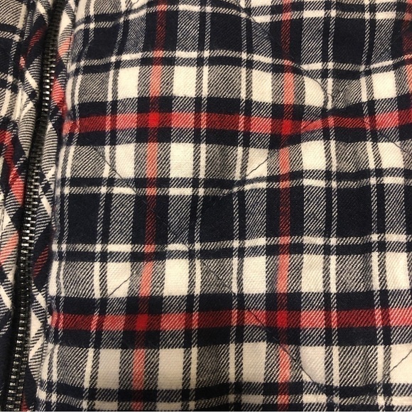 TY Alexander’s Womens Plaid Quilted Cotton Full Zip Vest Size Small - Picture 5 of 9